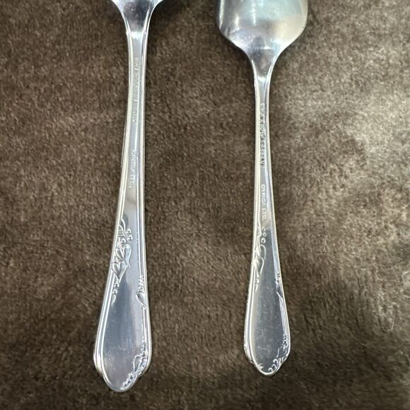 Vtg Wm. A Rogers A1 PLUS Oneida Ltd MEADOWBROOK Replacement Spoons Silver-Plate - Picture 10 of 11